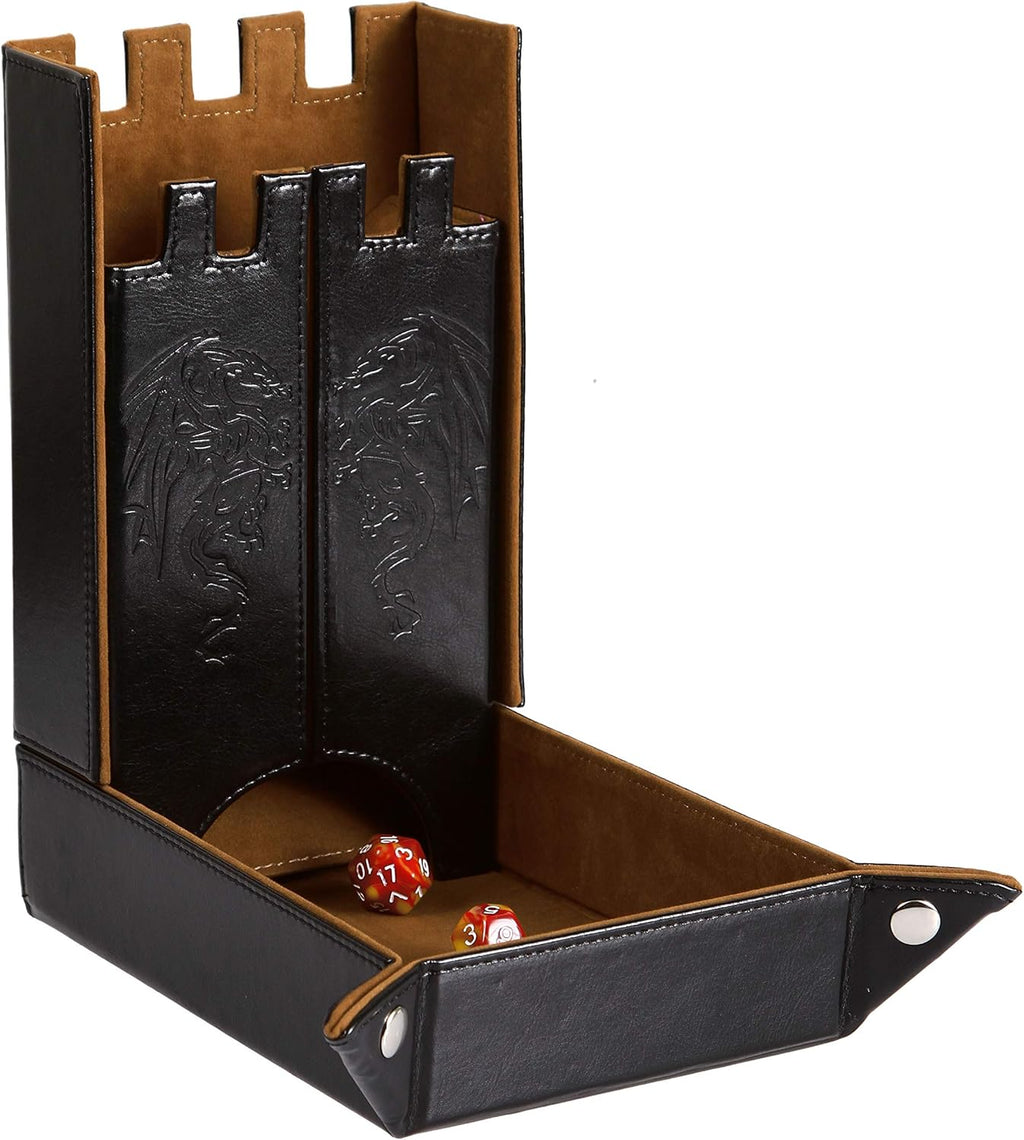 Draco Castle Foldable Dice Tower & Tray