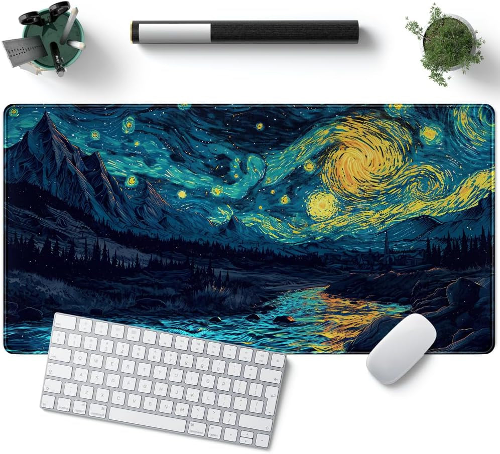 Smooth Mousepad & Keyboard Pad (Multiple Sizes/Styles)