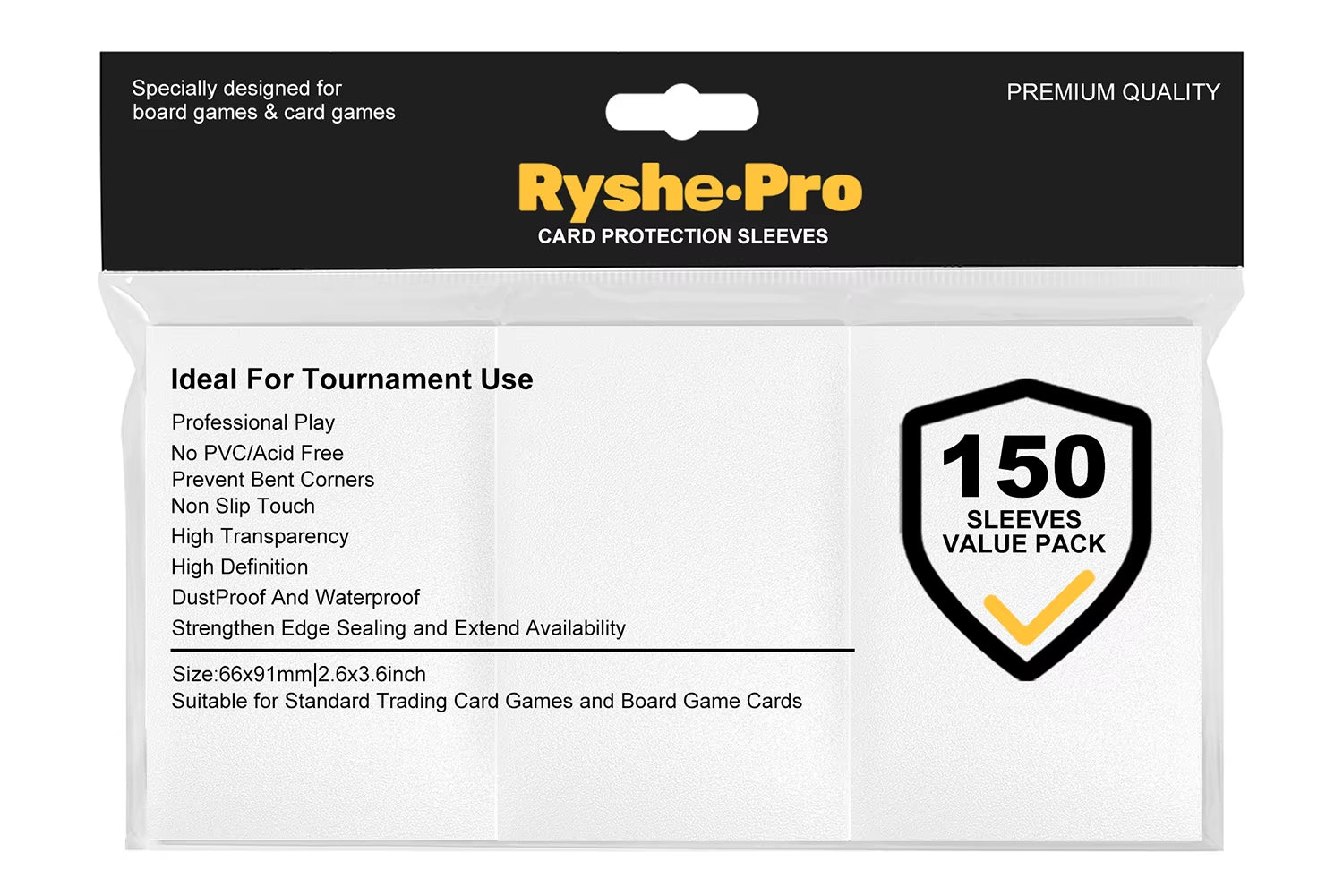 100 Count Standard Card Sleeves (66×91mm) – Penny Sleeves for Trading Cards