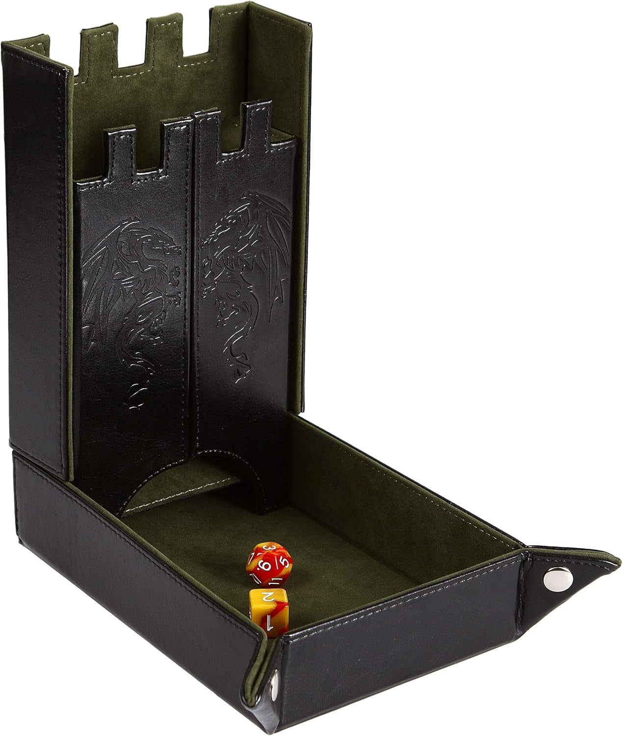 Draco Castle Foldable Dice Tower & Tray