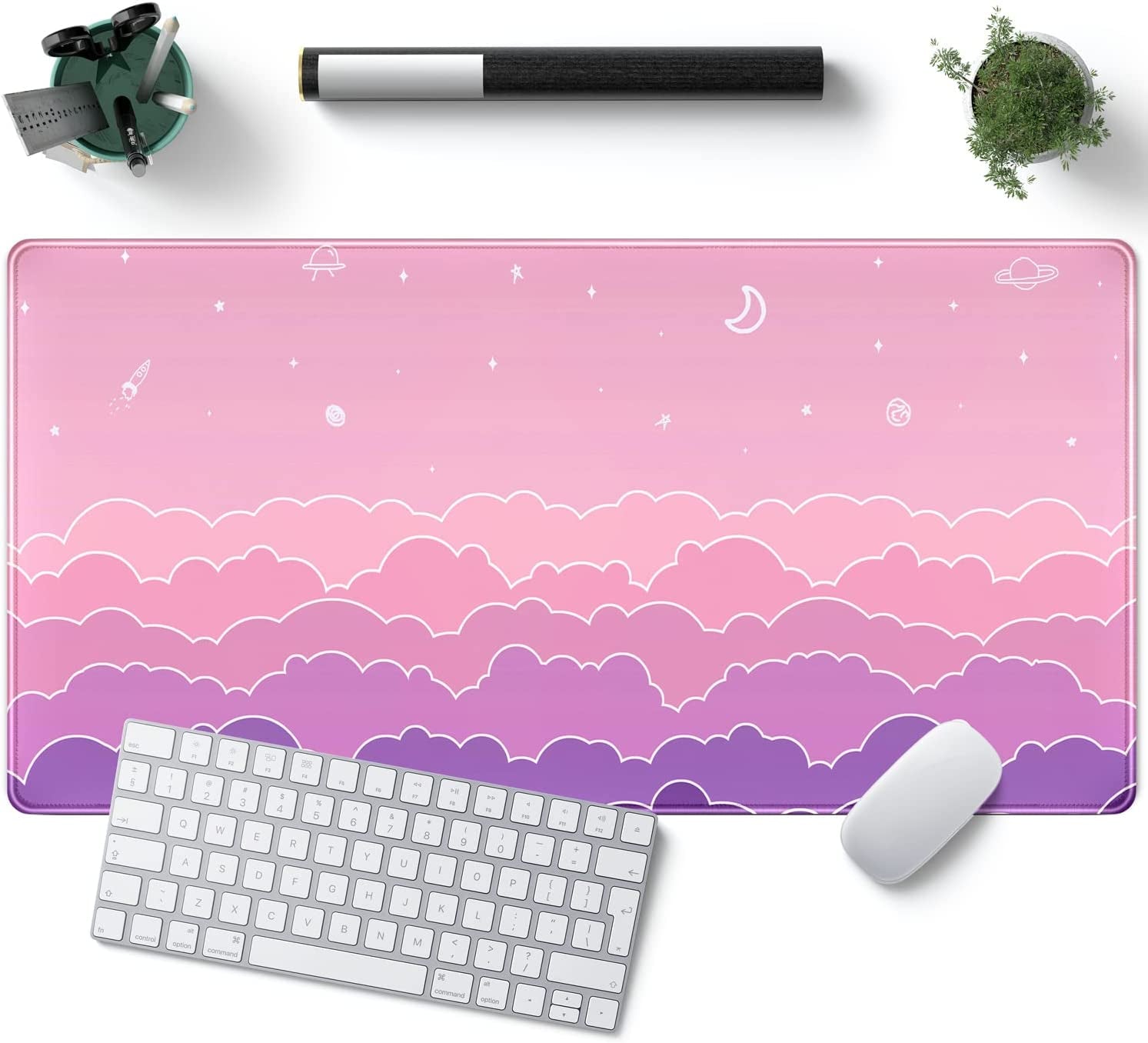 Smooth Mousepad & Keyboard Pad (Multiple Sizes/Styles)