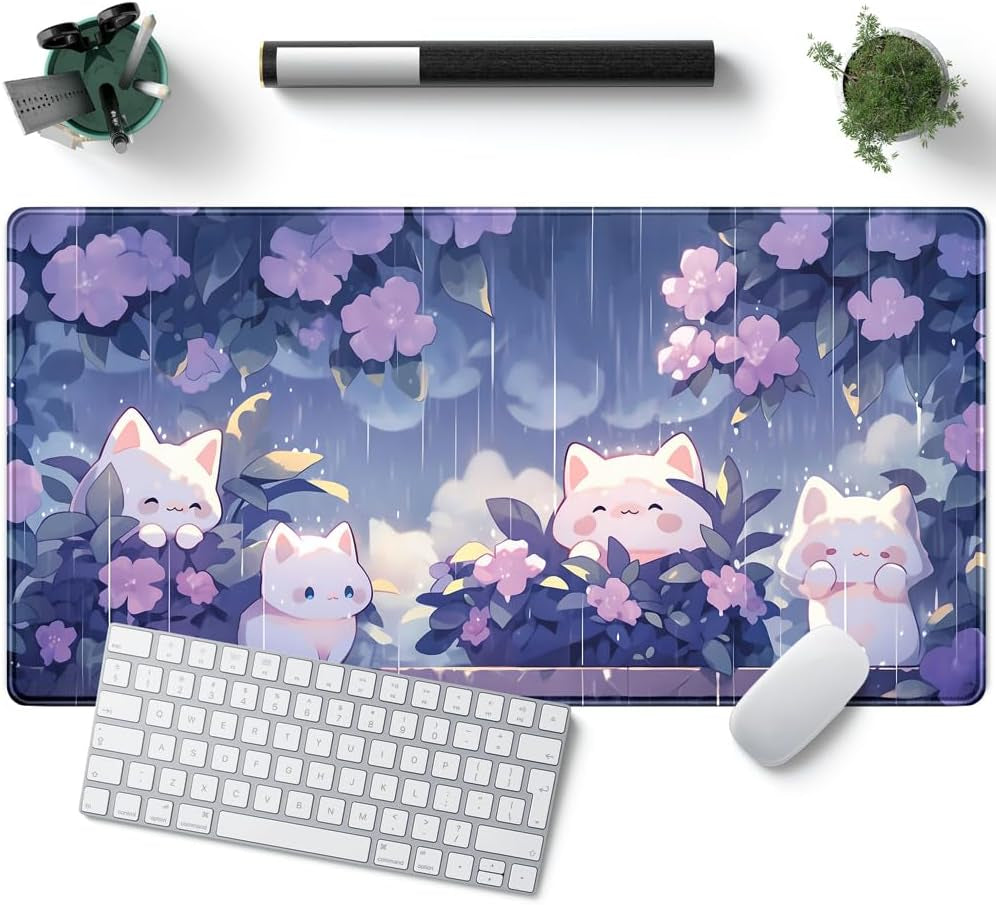 Smooth Mousepad & Keyboard Pad (Multiple Sizes/Styles)