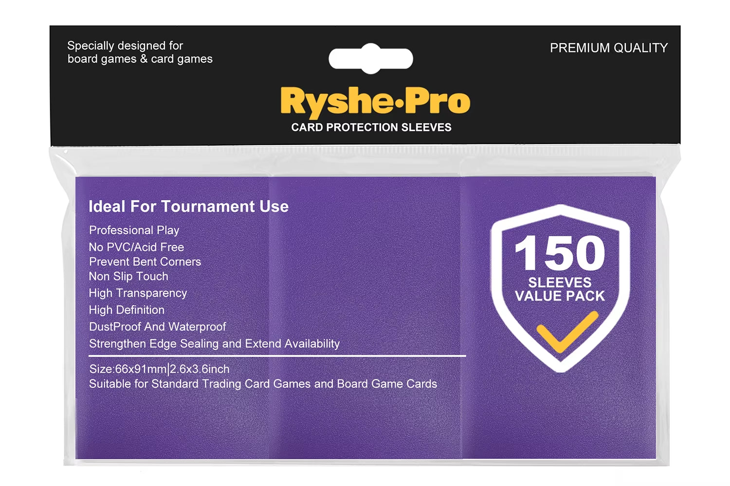 100 Count Standard Card Sleeves (66×91mm) – Penny Sleeves for Trading Cards
