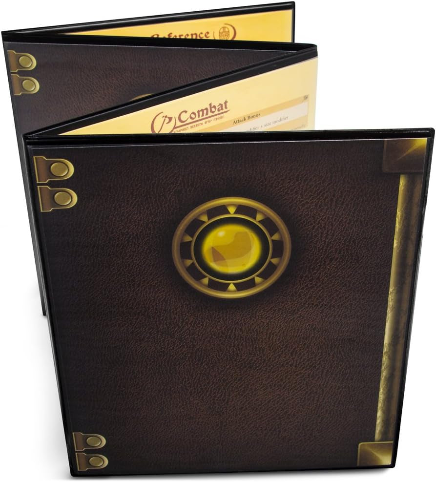 Master’s Tome 4-Panel Customizable Dry-Erase GM Screen