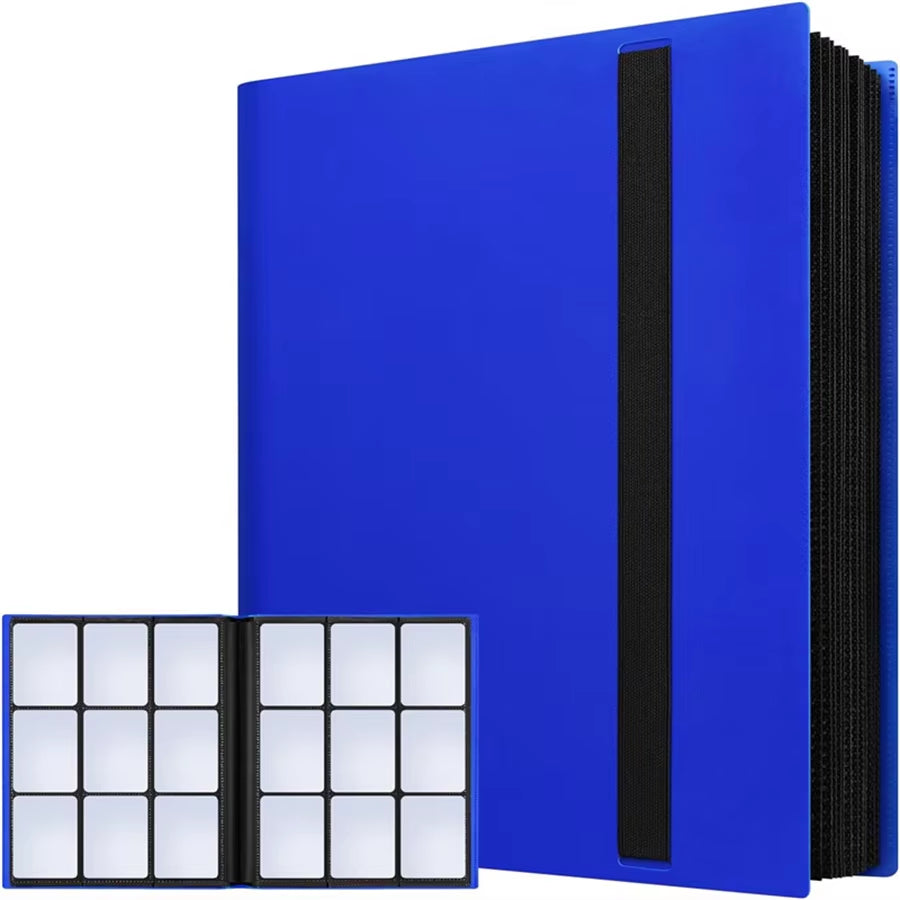 9-Pocket Zip Trading Card Binder – 20 Sheets / 360 Card Album