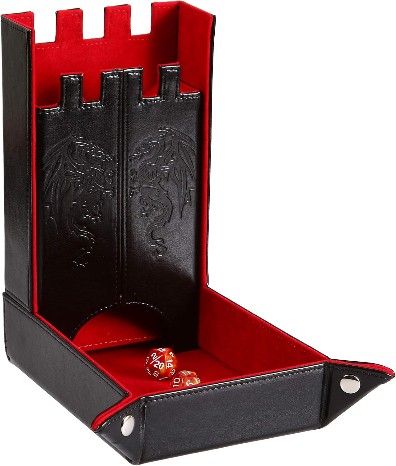 Draco Castle Foldable Dice Tower & Tray