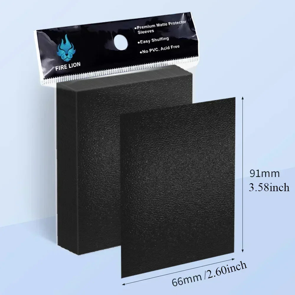 100 Count Standard Card Sleeves (66×91mm) – Penny Sleeves for Trading Cards
