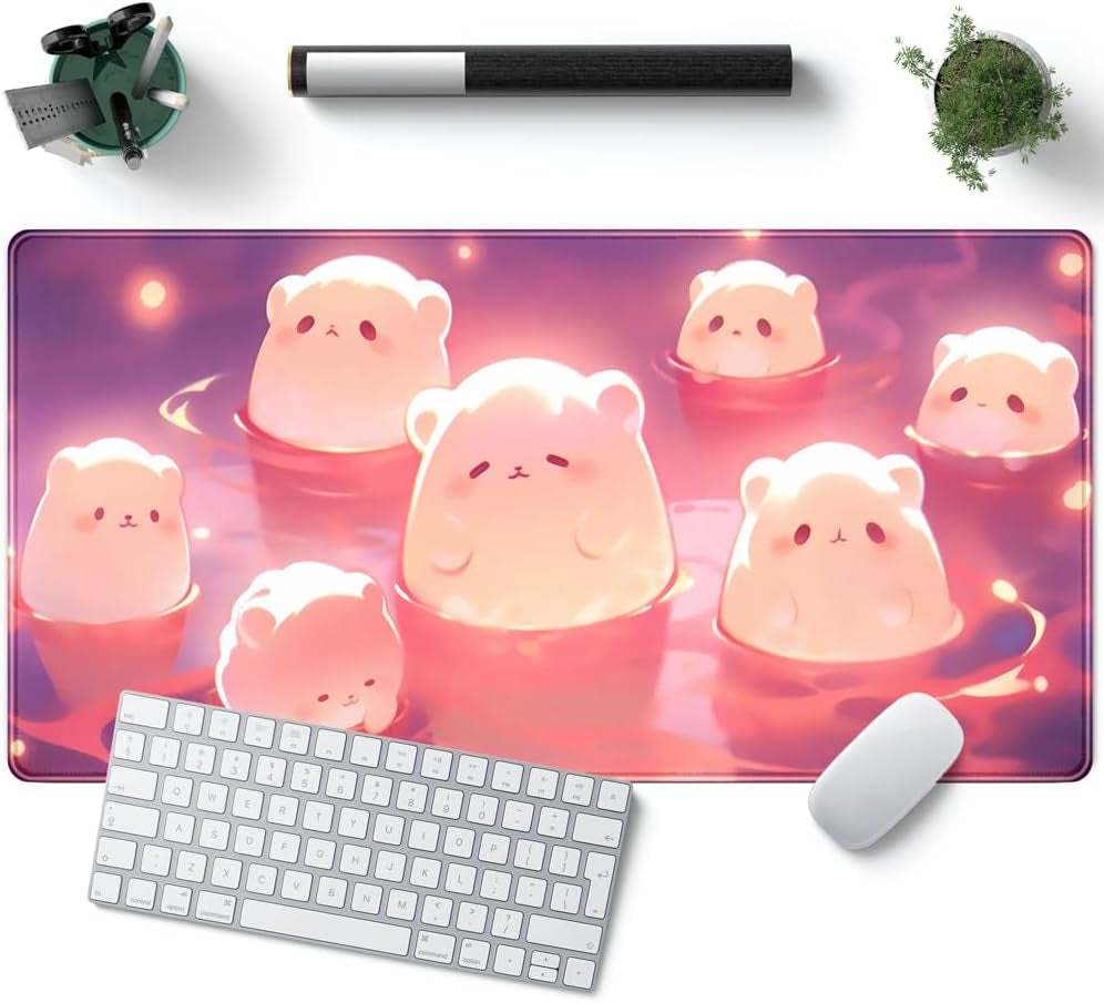 Smooth Mousepad & Keyboard Pad (Multiple Sizes/Styles)