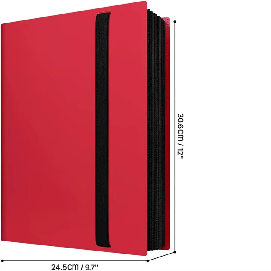 9-Pocket Zip Trading Card Binder – 20 Sheets / 360 Card Album