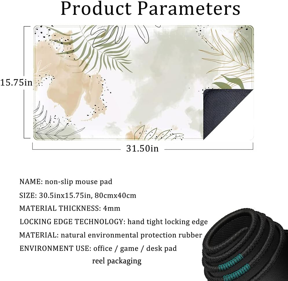 Smooth Mousepad & Keyboard Pad (Multiple Sizes/Styles)