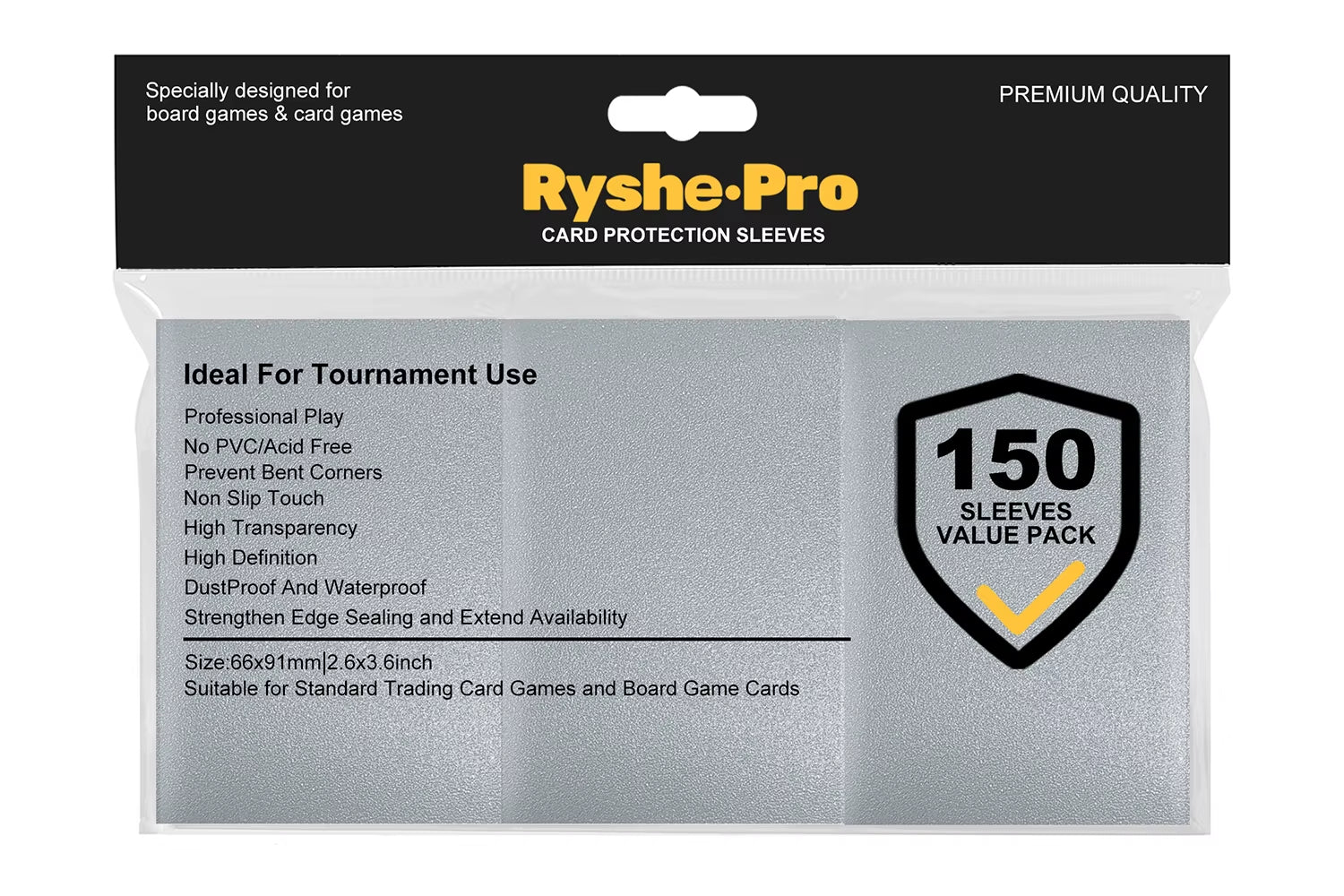 100 Count Standard Card Sleeves (66×91mm) – Penny Sleeves for Trading Cards