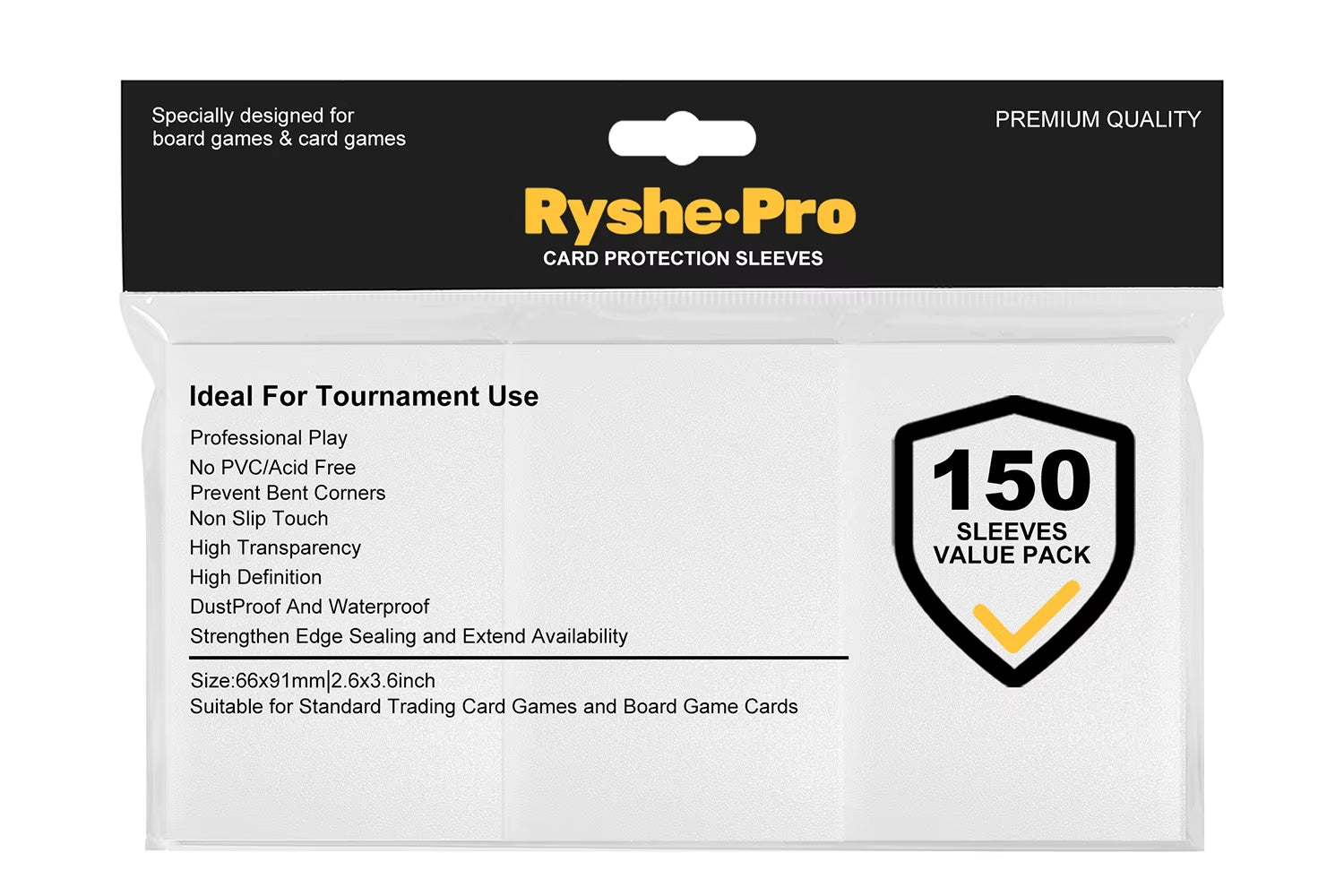 100 Count Standard Card Sleeves (66×91mm) – Penny Sleeves for Trading Cards