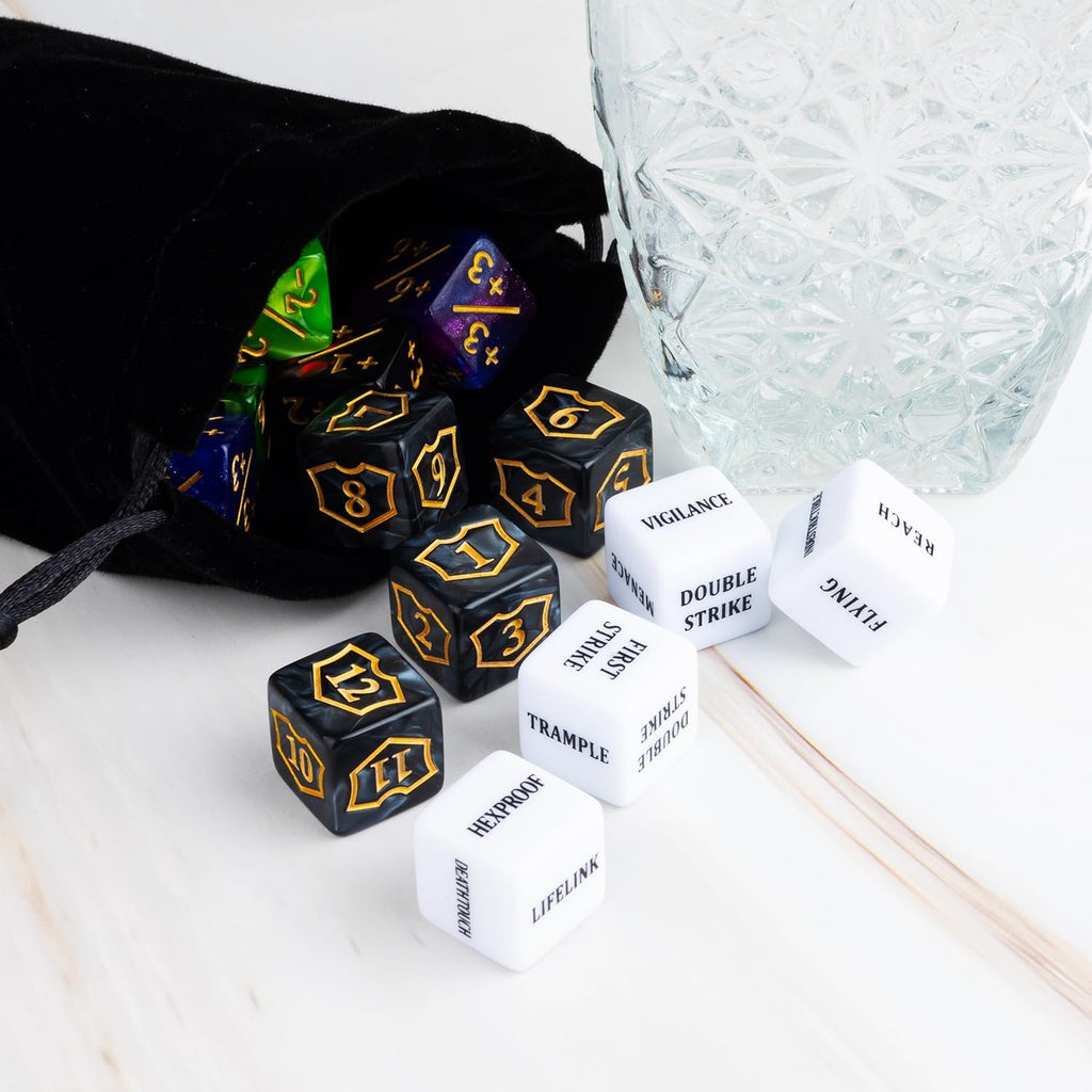 63-Piece Token & Counter Set for MTG — Dice Counters / Ability Markers