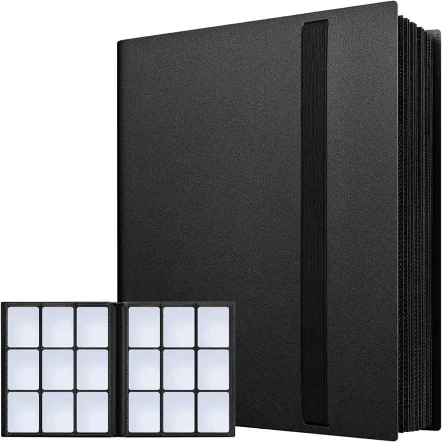 9-Pocket Zip Trading Card Binder – 20 Sheets / 360 Card Album