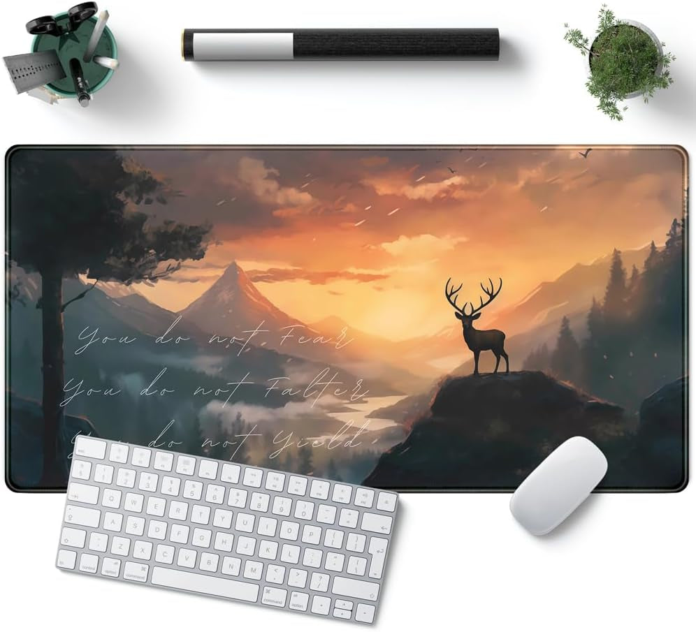 Smooth Mousepad & Keyboard Pad (Multiple Sizes/Styles)