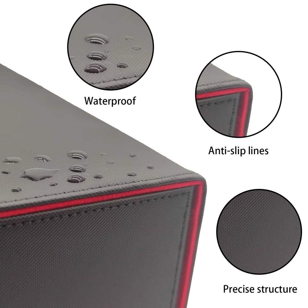 Magnetic PU Deck Box – Fits 100+ Cards