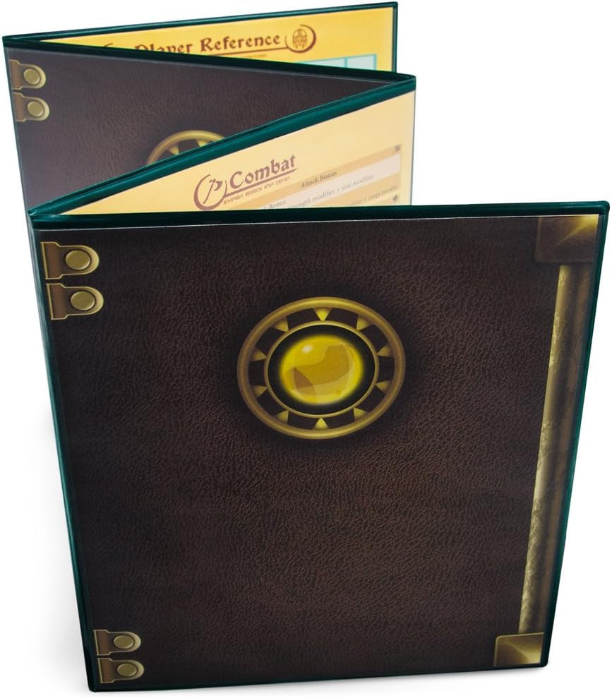 Master’s Tome 4-Panel Customizable Dry-Erase GM Screen