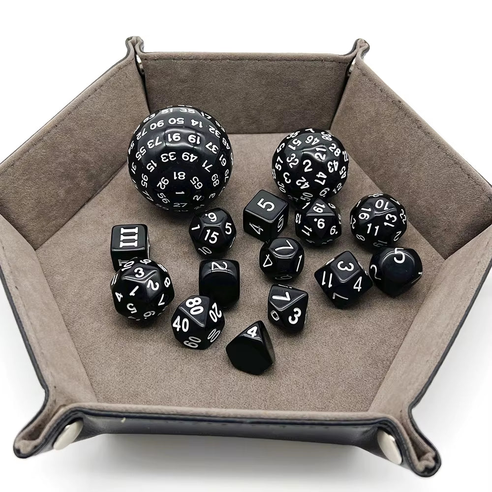 Tabletop Dice Set D3-D100 15 Pcs