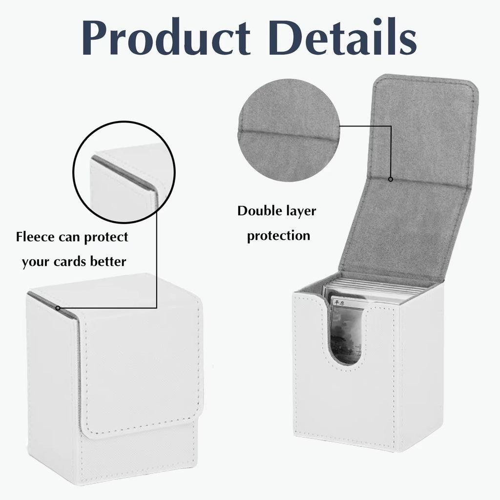 Magnetic PU Deck Box – Fits 100+ Cards