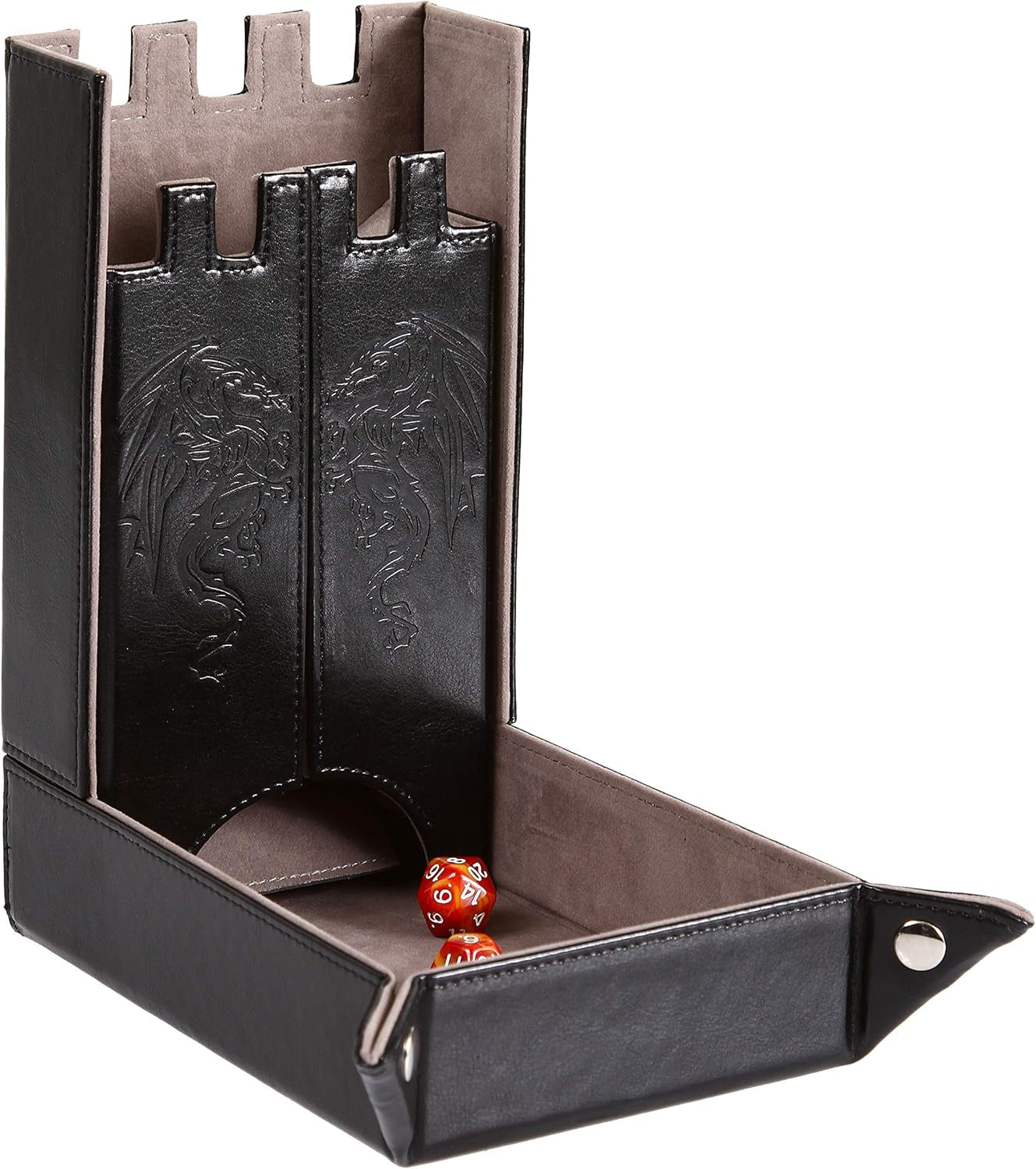Draco Castle Foldable Dice Tower & Tray