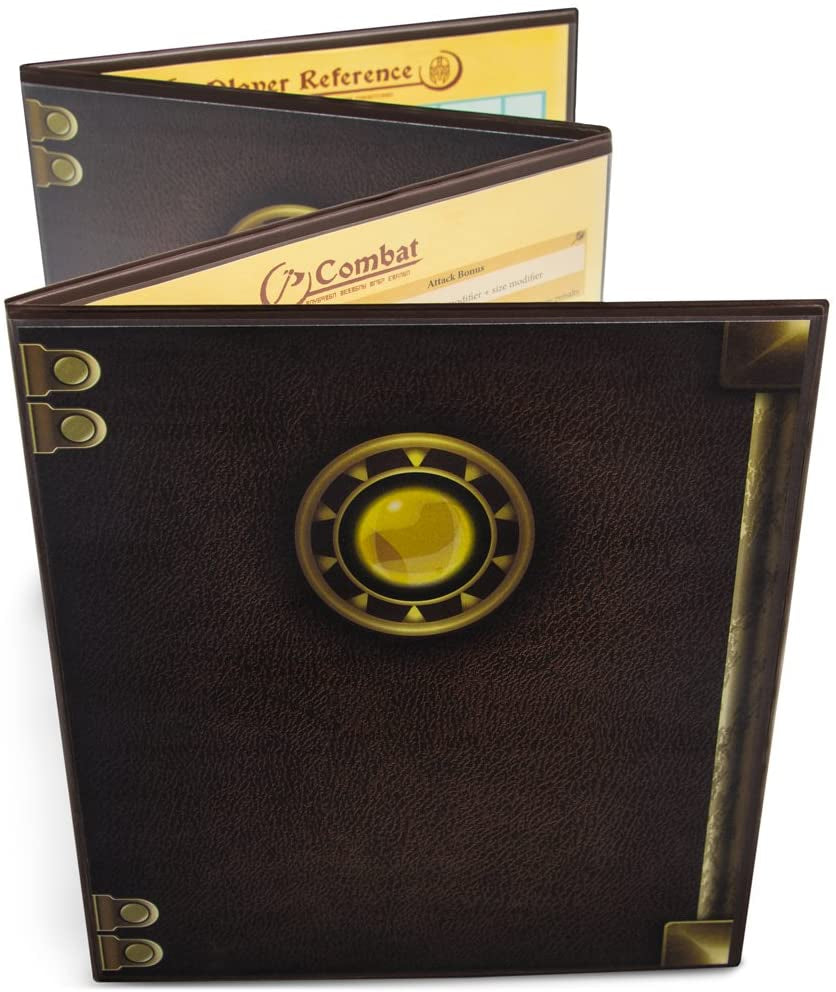 Master’s Tome 4-Panel Customizable Dry-Erase GM Screen